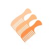 3PCS Comb Hair Clips for Women Girls Creative Hairpins Duckbill Hair Accessories Gradient Orange