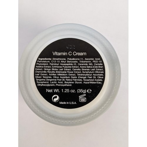 Jolie Vitamin C Night Cream, L-Ascorbic Acid Brightening Face & Neck Moisturizer With Ceramides