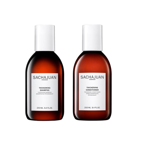 Sachajuan Thickening Shampoo and Conditioner Set - Ocean Silk and Thickening Technology For Volume and Smooth Hair - Set of 2 (8.4 oz)