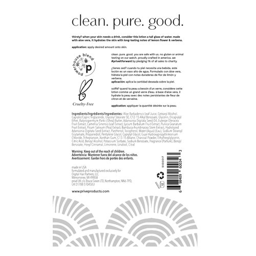 Privé Hand & Body Lotion 8oz