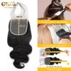 QTHAIR 14A Grade Brazilian Virgin Body Wave Hair Hair Bundle/Closure/Frontal 100% Unprocessed Brazilian Body Wave Human Hair Extensions (24", 4x4 Closure)