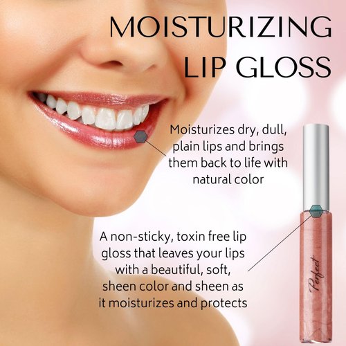 RD Alchemy - 100% Natural & Organic Lip Gloss - Perfect - Moisturizing Lip Gloss w/Mango Butter, Jojoba Oil, Vitamin E to Moisturize and Protect Lips + Dragon's Blood