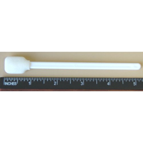 (Bag of 500 Swabs) 5" Square Head Foam Swab for Printer Cleaning by Swab-its: 71-4500 - Made in The USA