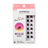 KISS imPRESS False Eyelashes, Lash Clusters, Falsies, Refined Volume', 10mm-12mm, Includes 12 pieces of pre-bonded lashes, Contact Lens Friendly, Easy to Apply, Reusable Strip Lashes