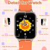 Luyiilo Smart Watch for Kids with 26 Puzzle Games, Touch Screen, HD Camera, Alarm Clock, Kids Toys Suitable for Boys and Girls Ages 4-12 (Orange)