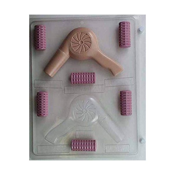 Hair dryer & rollers AO011