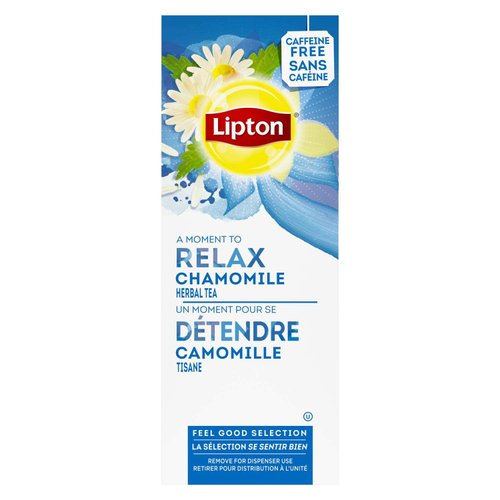 Lipton Decaffinated Tea Bags, Chamomile Tea, Herbal Tea Bags for Hot Tea, 28 Tea Bags(Pack of 6)