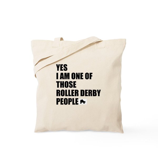 CafePress ROLLER DERBY PEOPLE Tote Bag Canvas Tote Shopping Bag