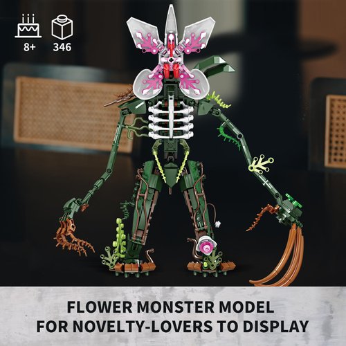 KAZI Plant Monster Building Set,Halloween Toy Gifts for Adults Boys and Girls,Buildable Horror Sets for TV Fans,Halloween Decorations Party Favors,Strangers Things for Play and Display