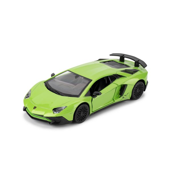 LOVEPOSELY 1:36 Scale Collectible 2015 Lambo LP750-4 SV Diecast Cars Models, Pull Back Vehicles Car Toy Birthday Gifts for Adult Kids Ages 3 + Year Old（Green）