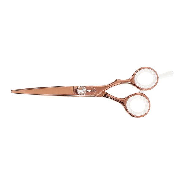 Cricket Centrix Roc-It Dog 6” Titanium Shear Professional Stylist Hair Cutting Scissor Lightweight, Rose Gold