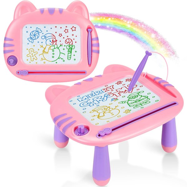 Toddler Toys,Toys for 1-2 Year Old Girls,Magnetic Drawing Doodle Board for Toddler 1-3,Learning Educational Baby Kids Toys for 18 Months 1 2 3 Year Old Girl,Toddler Girl Toys Christmas Birthday Gifts