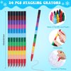 Funrous 24 Set Winter Coloring Books with Crayons Bulk Winter Christmas Party Favors Gifts Animals Penguin Polar Bear Snowman Activity Book Pages for Holiday Birthday Goodie Bags Fillers Prizes