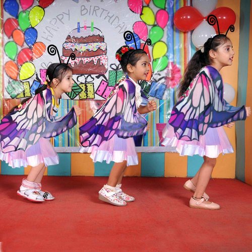 D.Q.Z Kids Fairy Butterfly-Wings Costume for Girls Halloween Butterfly Costumes & Rainbow Tutu Dress Up Party Supplies (Purple-Pink)