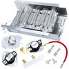 2024 Upgraded 279838 Dryer Heating Element W10724237 3403585 For Whirlpool wed4815ew1 Kenmore 110 Cabrio May.tag Roper red4516fw0 Amana Admiral aed4675yq1 Thermostat Fuse Kit 3387134 3977393 byRomalon