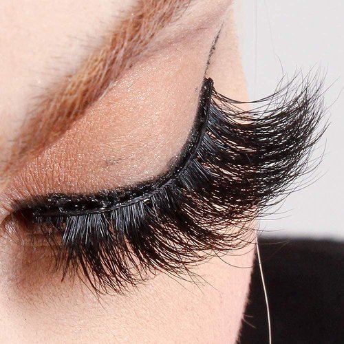 BEAUTY CAT 3D False Mink Eyelashes Classic -Full Long Dramatic and Natural Look / Comfortable Wearing Strip Lashes by Handmade, Soft & Light Weight Fluffy / Luxury Packaging Box for Reusable (No. 002-BORACAY)