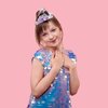 GAFATORY Purple Mermaid Headband for Women Rhinestone Adult Crown Fishtail Headbands Starfish Pearl Tiara Ocean Theme Halloween Custome Pink Purple Crown for Mermaid Party Decorations