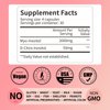 RUNICA Myo-Inositol & D-Chiro Inositol Supplement for Women - Ideal 40:1 Ratio -Support Women's Hormone Balance & Fertility & Ovarian Health - Vegan Powder Capsules - 60-Day Supply