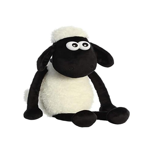 Aurora® Playful Shaun The Sheep® Stuffed Animal - Endless Fun - Farmyard Exploration - White 17 Inches