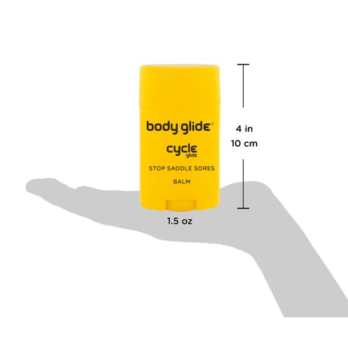 Body Glide Cycle Glide Balm | Chamois Cream in Chafing Stick Form Keeps Hands Clean | Anti Chafe Stick for in The Saddle; on Bike, Motorcycle, or Horse | 1.5oz