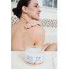 The Keys Salt Scrub Premium Exfoliating Sea Salt Body Skin Scrubs - Made with Pure Florida Sea Salt and Organic Coconut Oil + Wooden Spoon (Mango Coconut, 12 oz)