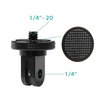 VIZEMO Aluminum Camera Tripod Adapter 1/4"-20 Conversion Mounts Compatible with Gopro Action Cameras Insta360 and Other Standard 1/4 Accessories, Quarter Inch Mount for GoPro Ecosystem
