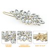 Rhinestone Hair Pins, Crystal Hair Clips, Handmade Cute Hair Barrettes, Hollow Geometric Hairpins, Elegant Metal Hairpin Hair Accessories Headwear Styling Tools, Gifts for Women Girls