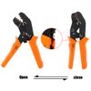 Hilitchi Professional Pin Crimping Tool 2.54mm 3.96mm 28-18awg 0.1-1.0mm² Compatible with Dupont Terminals with Wire-electrode Cutting Die Insulated Terminal Crimper/Stripper/Cutter Tool