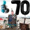 KatchOn, Giant Black 70 Balloon Numbers - 40 Inch | 70th Birthday Balloons, 70th Birthday Decorations | Black 70th Birthday Party Decorations | 70 Balloons Numbers, 70 Birthday Decorations