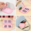 HomeSoGood 2 Pack Empty False Eyelashes Storage Box, 3 Layer False Eyelash Case Fake Eye Lash Organizer with Makeup Mirror Travel Storage Case(Not Including False Eyelashes)