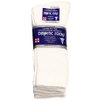 Falari Physicians Approved Diabetic Socks Crew Unisex 3, 6 or 12-Pack (10-13, 3 Pairs White)