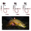 Fishing Jig Heads Hooks, Shakyhead Jig Hooks Bass Football Jig Heads Wobble Head Fishing Jigs with Screw Lock Jig Head for Bass Fishing 1/4oz 1/8oz 1/16oz