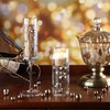 Z-synka 120 Pieces Floating NO Hole Pearls and 500 Pieces Transparent Beads,Pearl Beads Cream White Floating Beads for Vases Floating Candles Home Weddings Table Centerpieces Party Decor