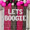 KatchOn Silver Lets Boogie Balloons - 10 Pieces, 16 inch, Disco Party Decorations, Reusable, for Birthday, Graduation, Bachelorette Party