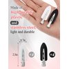 8Pcs No Bend No Crease Hair Clips - Styling Duck Bill Clips Alligator Hair Barrettes for Styling Sectioning for Salon Hairstyle Hairdressing Bangs Waves Woman Girl Makeup Application, Black & White