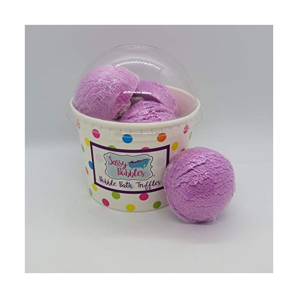 Raspberry Boom Bubble Bath Truffles, 5 pack by Sassy Bubbles