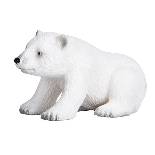 MOJO Polar Bear cub Sitting Toy Figure