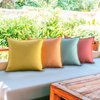 MIULEE Pack of 2 12x20 Outdoor Pillow Inserts, Outdoor Throw Pillows Water-Resistant Decorative Premium Lumbar Pillow Stuffer Sham for Porch Swing Couch Sofa Cushion Patio Furniture