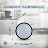 ﻿K&J Mr. Coffee Charcoal Water Filter Discs - Replacement 12-Pack Fits Most Mister Coffee Machine Brewers