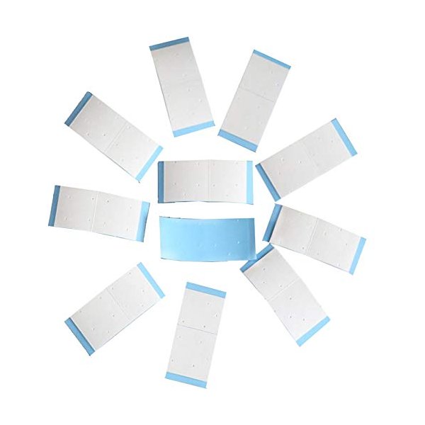 "AIR FLEX" Double Sided Tapes Stickers Adhesive for Men Hair System Replacement Toupee Hair Extension Wig Bundles Hair Weave Closure Lace Frontal Contour Straight(36PCS x 1 Bag)