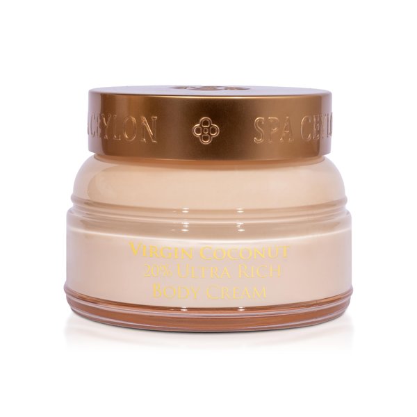 SPA CEYLON Virgin Coconut 20% Rich Body Cream | Hydrating | Skin Repair | Promotes Even Skin Tone | Suitable for all skin types