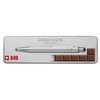 Caran d'Ache 849 Popline Totally Swiss Ballpoint Pen, Chocolate, NF0849-752, Product Size: 5.0 inches (128 mm), Retractable, Ink: Black, F (Fine Point: 0.04 inches (0.9 mm), 0.5 oz (15.2 g)