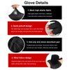 Workout Gloves for Women & Men, Gym Gloves Weight Lifting Gloves for Men, Mens Workout Gloves Fitness Gloves (M, Black)