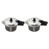 Totority 2pcs Pressure Cooker Model Doll Accessories Toys Decor Mini Toys for Miniature Kitchen Accessories Pretend Cooking Utensils Mini Pressure Cooker Mini House Toys