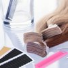 Hair Extension Tape Double Sided Tape for Hair Extensions Replacement Tape for Tape in Hair Extensions with Adhesive Remover Scraper Tool Bang Sticker Clip Alligator Hair Clip Rat Tail Comb Tweezers