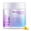 MenoMate Menopause Relief Probiotic + for Women, Supplement Help Allevitate Hot Flashes, Gut Health, Weight Management, Night Sweats, Mood Swings - Hormonal Balance - 60 Vegan Capsules, 10B CFUs