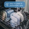 Stasher Reusable Silicone Storage Bag, Food Storage Container, Microwave and Dishwasher Safe, Leak-free, 6 Cup Bowl, Clear