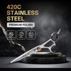 Hair Cutting Scissors - Stylonik Premium Hair Scissors For Women,Men,Salon & Barber Scissors Stainless Steel Razor Edge Hair Scissors 7 inch Hair Shears with Adjustable Tension Screw