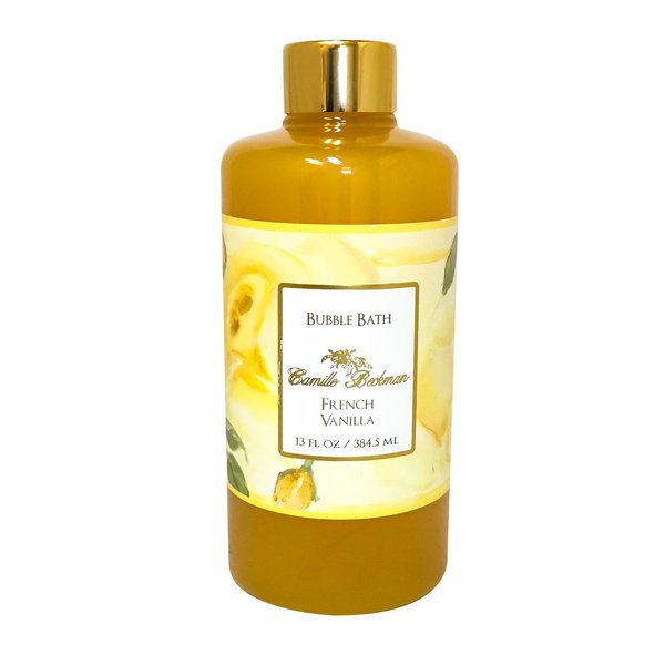 Camille Beckman Bubble Bath, French Vanilla, 13 Ounce