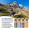 Rhino Wax - All-Terrain Dog Paw Waxes - 4 Protective Balms (Trail + Street + Beach + Snow) - Each Wax for Dogs is Specifically Formulated for Outdoor Environments - Natural Lick-Safe Ingredients - USA